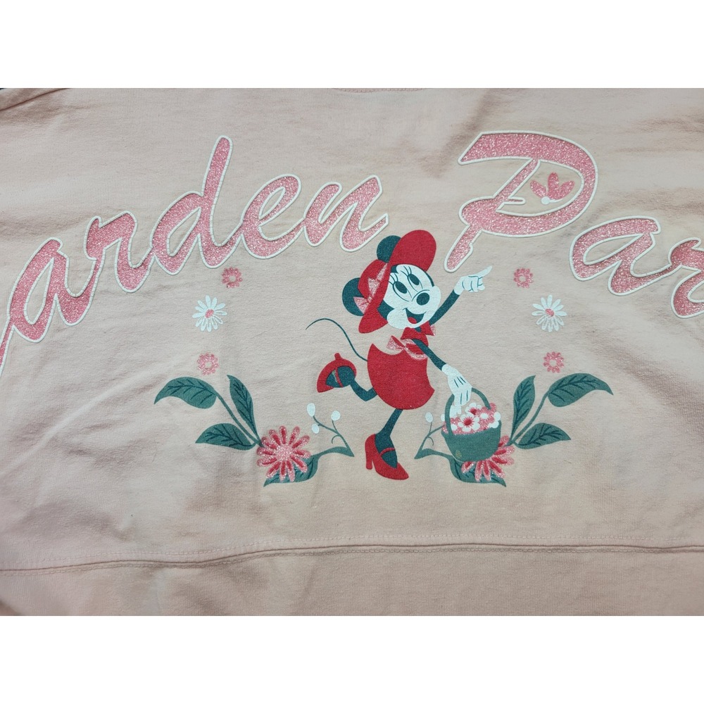 Disney Parks Spirit Jersey 2019 Flower & Garden Festival Minnie Mouse Pink XS - Picture 8 of 16